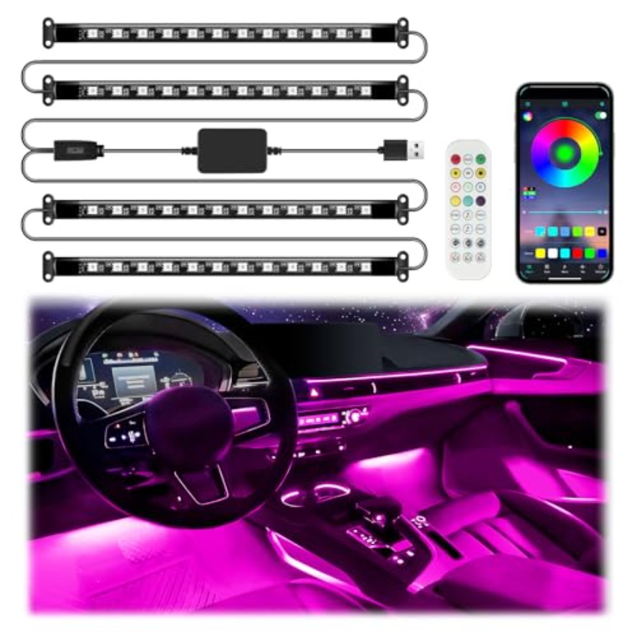 Smart Car Interior LED Lights  - Interior Design Remote 리뷰 및 가격