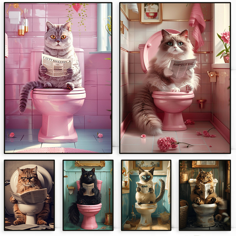 Animal on The Toilet and Readi - Interior Design Sketch 리뷰 및 가격