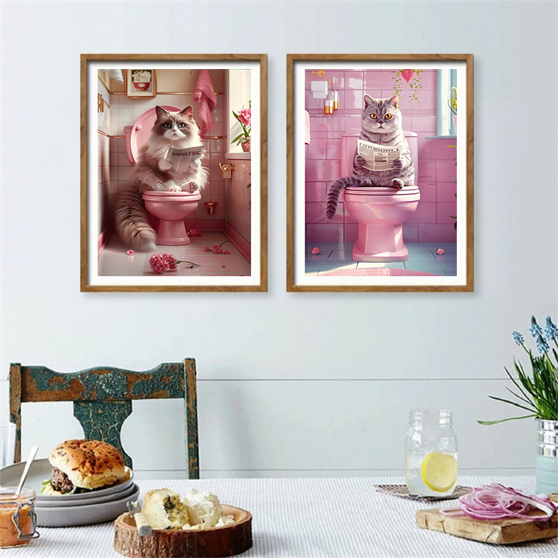 Animal on The Toilet and Readi - Interior Design Sketch 리뷰 및 가격