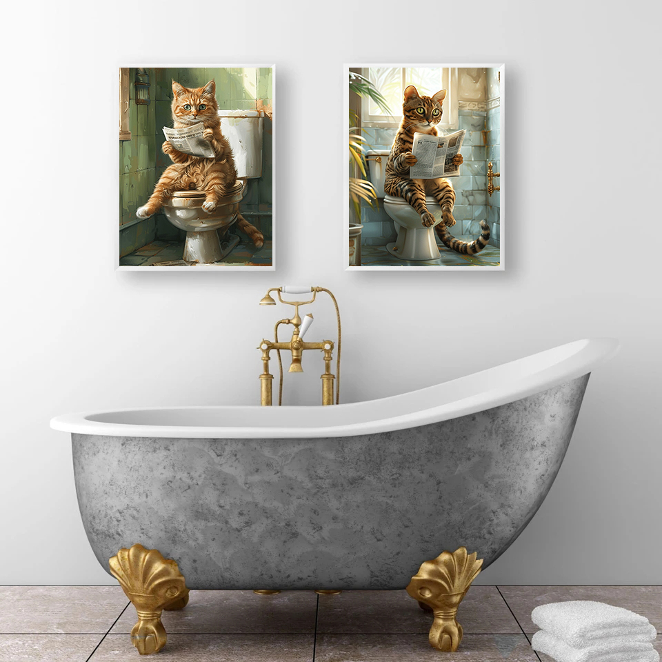 Animal on The Toilet and Readi - Interior Design Sketch 리뷰 및 가격