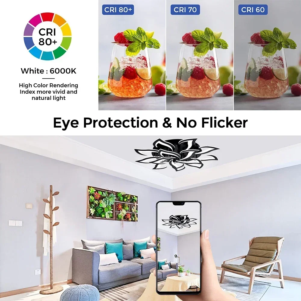 Designer LED Petal Chandelier  - Interior Design Remote 리뷰 및 가격