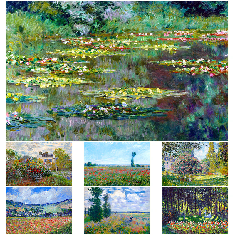 Abstract Claude Monet Garden N - Interior Design Sketch 리뷰 및 가격