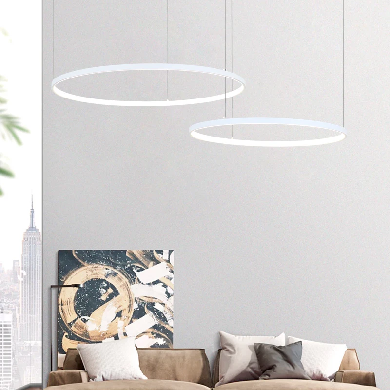 Modern LED Circle Rings Chande - Interior Design Remote 리뷰 및 가격