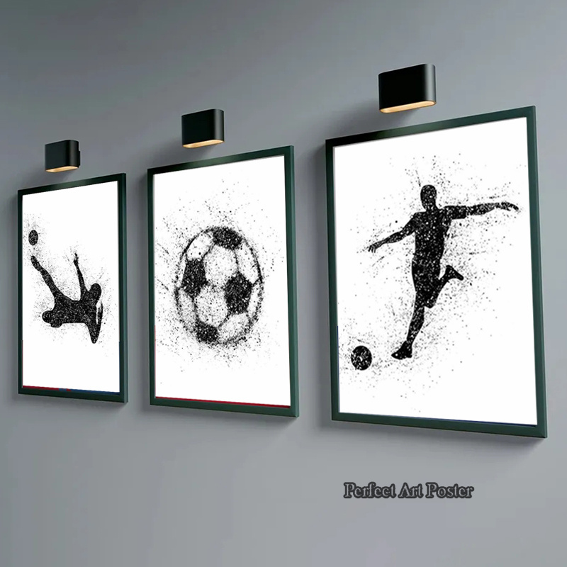 Watercolor Football Man Playin - Interior Design Sketch 리뷰 및 가격