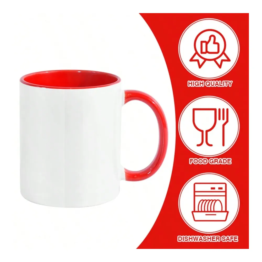 Sublimation Mugs With Colored  - Interior Design Xmas 리뷰 및 가격