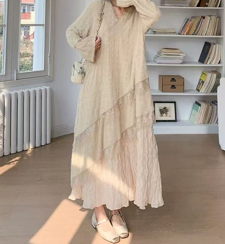 Knitted Jacquard Pleated Dress - Interior Design Xl 리뷰 및 가격