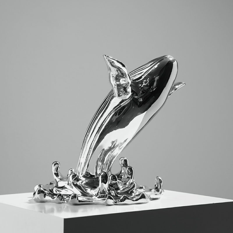Creative Jumping Whale Sculptu - Interior Design Xmas 리뷰 및 가격