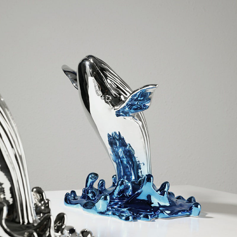 Creative Jumping Whale Sculptu - Interior Design Xmas 리뷰 및 가격