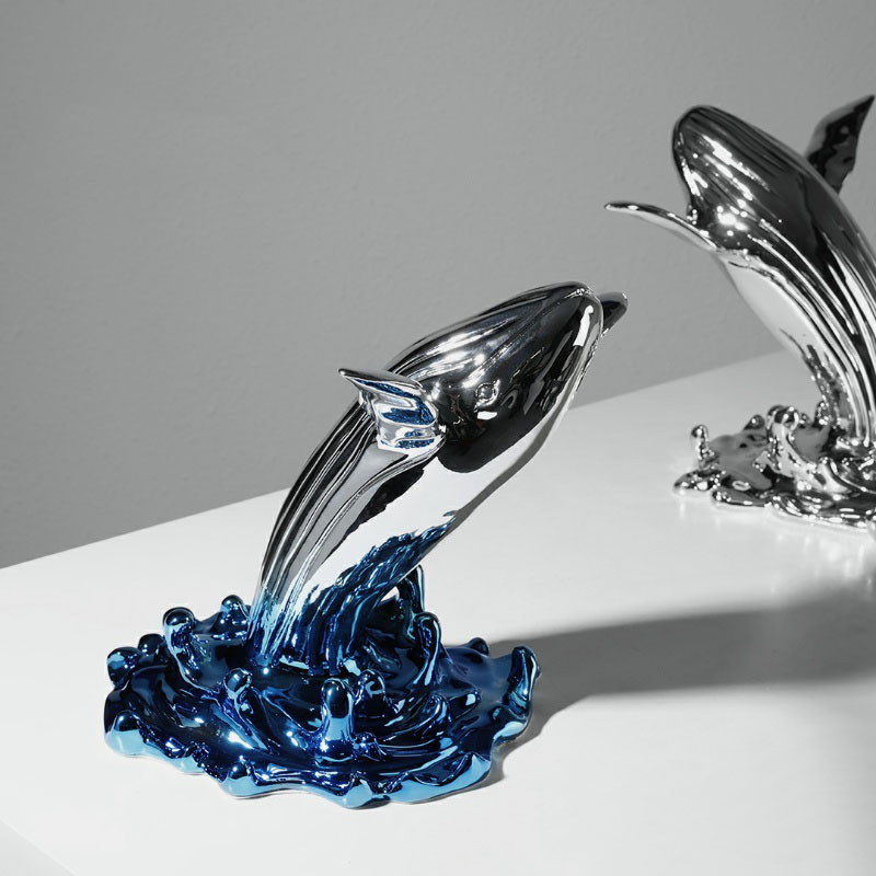 Creative Jumping Whale Sculptu - Interior Design Xmas 리뷰 및 가격