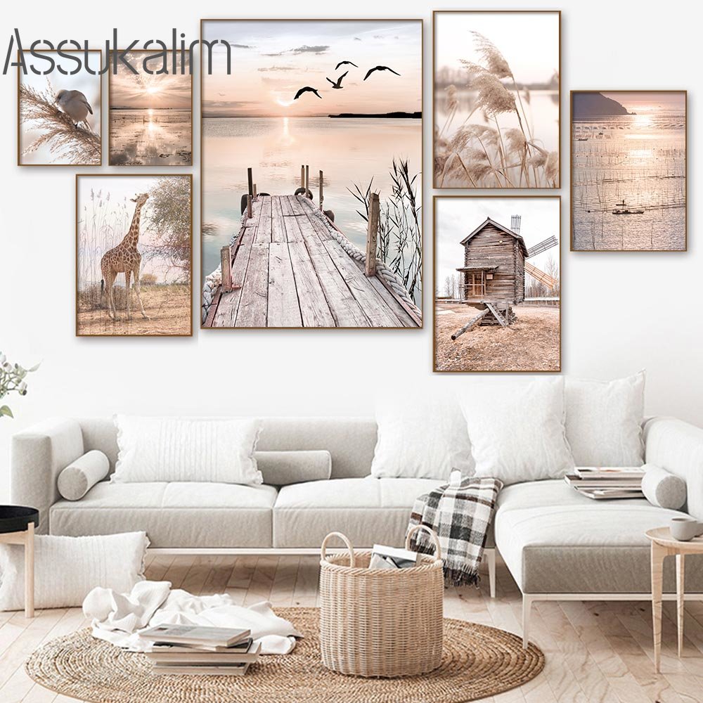 Landscape Beige Wall Art Bike  - Interior Design Sketch 리뷰 및 가격