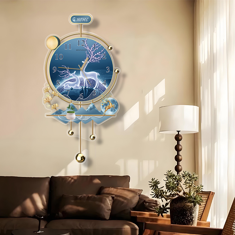 Sweep Movement Zen Wall Clock  - Interior Design Quiet Luxury 리뷰 및 가격